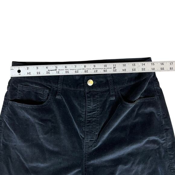 J.Crew Wide Leg Velvet Dress Pants Trousers Stretch Granny Core Chic Size 28 - Picture 3 of 7